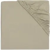 Jollein Drap-Housse Jollein Jersey Olive Green-70 x 140/150 cm
