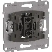 Legrand SEANO, insert, bouton-poussoir, contact inverseur, 10 A, bornes enfichables, 1 pièce.