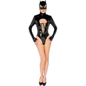 Black Level Black Velvets - body Batwoman manches longues - noir - L