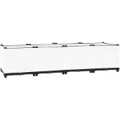 vidaXL Lit surélevé 160x40x38 cm Polypropylène