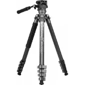 Fotopro X airfly Video Carbon Tripod, gris