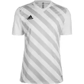 Adidas Hommes, T-shirt de sport, Maillot de football Entrada 22 Graphic Hommes (XXL), Gris, Blanc, XXL