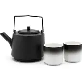 Bredemeijer Service à Thé Bredemeijer Hubei Noir 1,2L (3-Pièces)