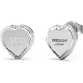 GUESS Fine Heart Jube01427jwrht Earrings Argenté Femme