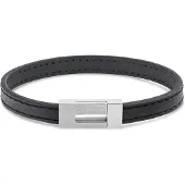 Calvin Klein Bracelet noir / argent