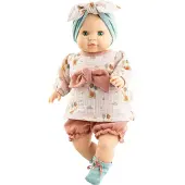 Paola Reina Bébé poupée Manus Anastassia fille blanche yeux bleus 36cm Poupées