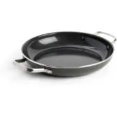 Dagelijkse Kost Kost Sahan met keramische antikleeflaag 24cm, Poêle + casserole, Vert