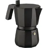 Alessi Dc06/6b Italian Coffee Maker Noir One Size / EU Plug 220V