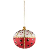 Alessi Re Coccinello Home Boule de Noël 8,5 cm