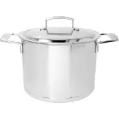 Demeyere Casserole à soupe argenté avec couvercle 24 cm