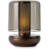 HUMBLE Lampe de table rechargeable Firefly or fumé