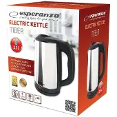Esperanza Bouilloire électrique EKK036X 2,5 L 2200 W Inox