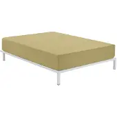 Sublime Market Connect Drap Housse Marron Clair 150 X 190/200 Cm