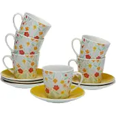 Versa Set of Tasses of Flanders Coffee 6 pièces Porcelaine - Marque EAN : 8420327541031