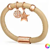Folli Follie Damenarmreif 1B13T046R 16 cm, (16 cm, Cuir)