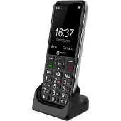 Geemarc Telecom , Téléphone senior Touche SOS Compatible avec les appareils auditifs, Noir