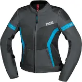 IXS Sport Veste femme Trigonis-Air gris foncé-gris-turquoise - 3XL