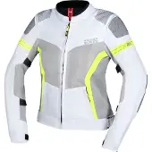 IXS Trigonis-Air Veste Moto Textile Femmes Grise Jaune Taille S