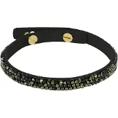 Adore Bracelet Femme - LUXE - 5375579 - Cuir Noir - Doré - Autre Fermoir