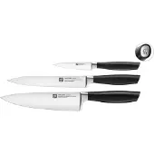 Zwilling All Star 1022956, set de 3 couteaux, argenté