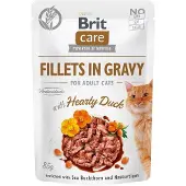 Brit Care Fillets in gravy duck - Filet de canard en sauce - 24 x 85 g