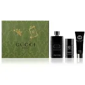 Gucci Guilty Pour Homme 3 Piece Gift Set: Eau de Parfum 90ml Spray + 75ml Deodorant + 50ml Gel - Hard Box