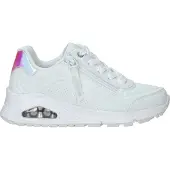SKECHERS Uno Gen1 - Zip And Stride 310554L-WHT, Baskets, pour filles, Blanc