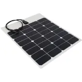 Perel Panneau solaire flexible 12 V 50 W
