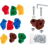 Pricenet Supports de pierres d'escalade pour enfants 10pcs