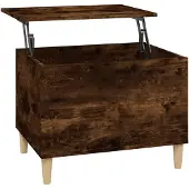 vidaXL Table basse chêne fumé 60x44,5x45 cm Bois composite