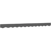vidaXL Volant de store anthracite rayé 3 m