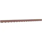 vidaXL Lambrequin de store marron 4 m