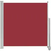 vidaXL Marquise latérale extensible 160x300 cm rouge