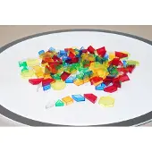 TickiT blocs de construction transparents - jouets de formes géométriques creuses