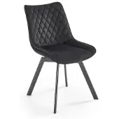 Halmar Chaise noire K-520