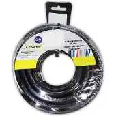 EDM Fil électrique Flexible 2.5mm Noir 5m Sécurité Optimale Sans Halogène, Flexibilité D'installation -
