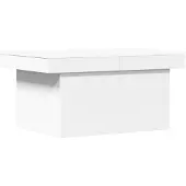 vidaXL Table basse blanche 100x55x40 cm Bois composite