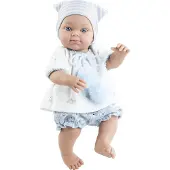 Paola Reina poupée bébé fille robe 32cm - Poupées Jouets