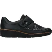 Rieker Derbies 537C0-00 femmes - Noir - 37