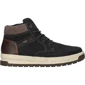 Rieker Bottines à lacets brun foncé / noir