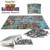Click Europe 8-bit Puzzlowanie Londyn Poziom 3 1000 Elementów Retro Jigsaw