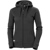 Helly Hansen Classic Full Zip Sweatshirt Gris S Femme