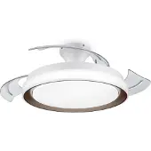 Philips LED Bliss Ventilateur de plafond 28 W, 35 W (Ø x H) 510 mm x 418 mm or avec éclairage, minuteur