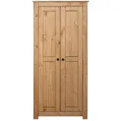 The Living Store Armoire 80x50x171,5 cm en pin Panama