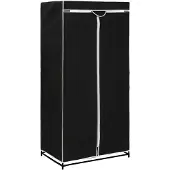 The Living Store Armoire noir 75×50×160 cm