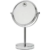 Hak Miroir cosmétique à poser, Ø 180mm, chrome