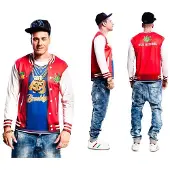 MOM Rapper Man Costume Rouge XL