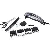 Jata MP423 Tondeuse de précision avec 4 guides de coupe. Lames en acier inoxydable haute résistance. Tête amovible pour un nettoyage facile. Accessoires inclus