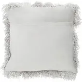 Beliani Lot de 2 coussins Gris clair CIDE 45 x 45 cm