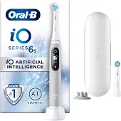 Oral-B iO 6S Brosse à dents vibrante pour adultes Gris, Blanc